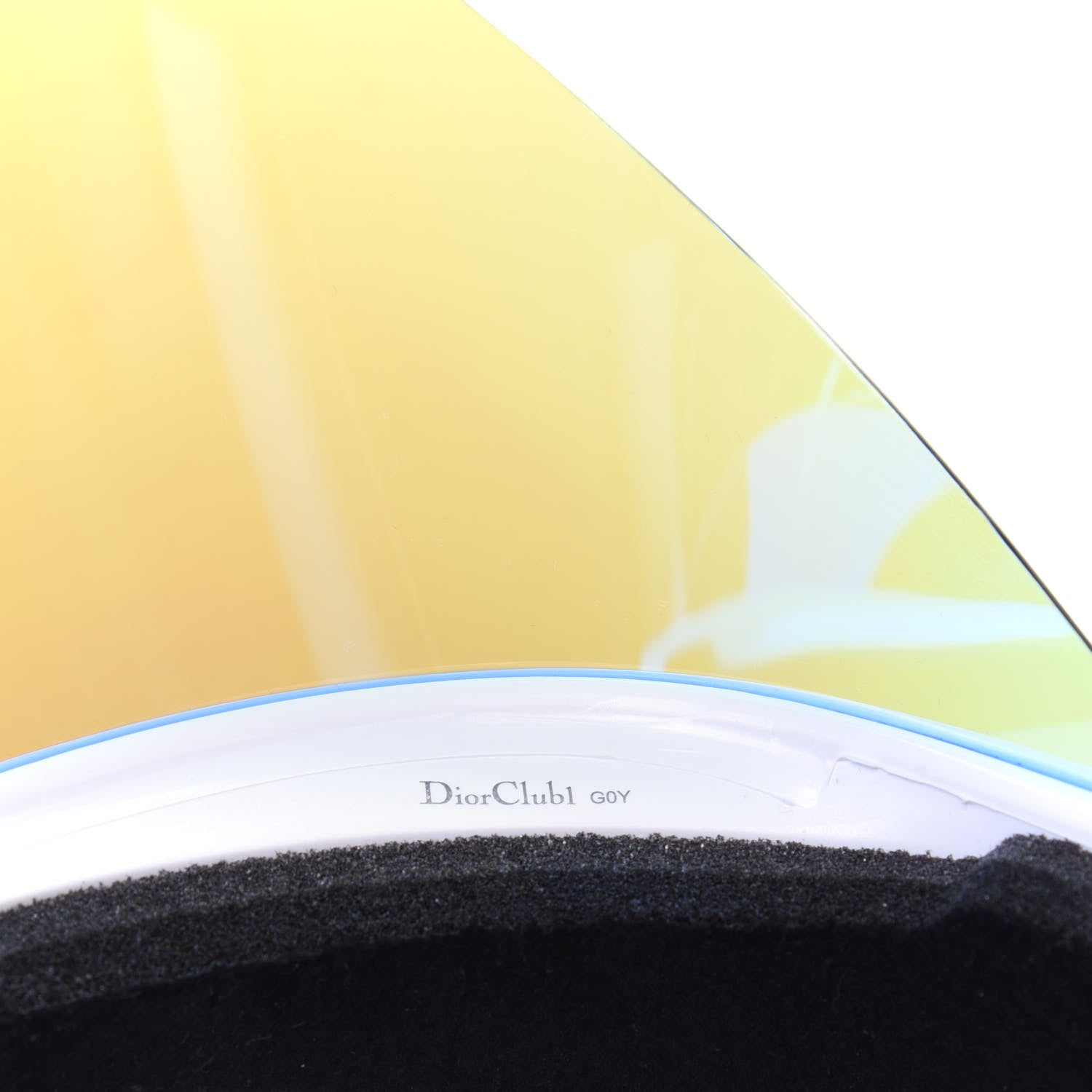 Christian Dior Mirrored DiorClub1 Sun Visor Blue 8 of 9