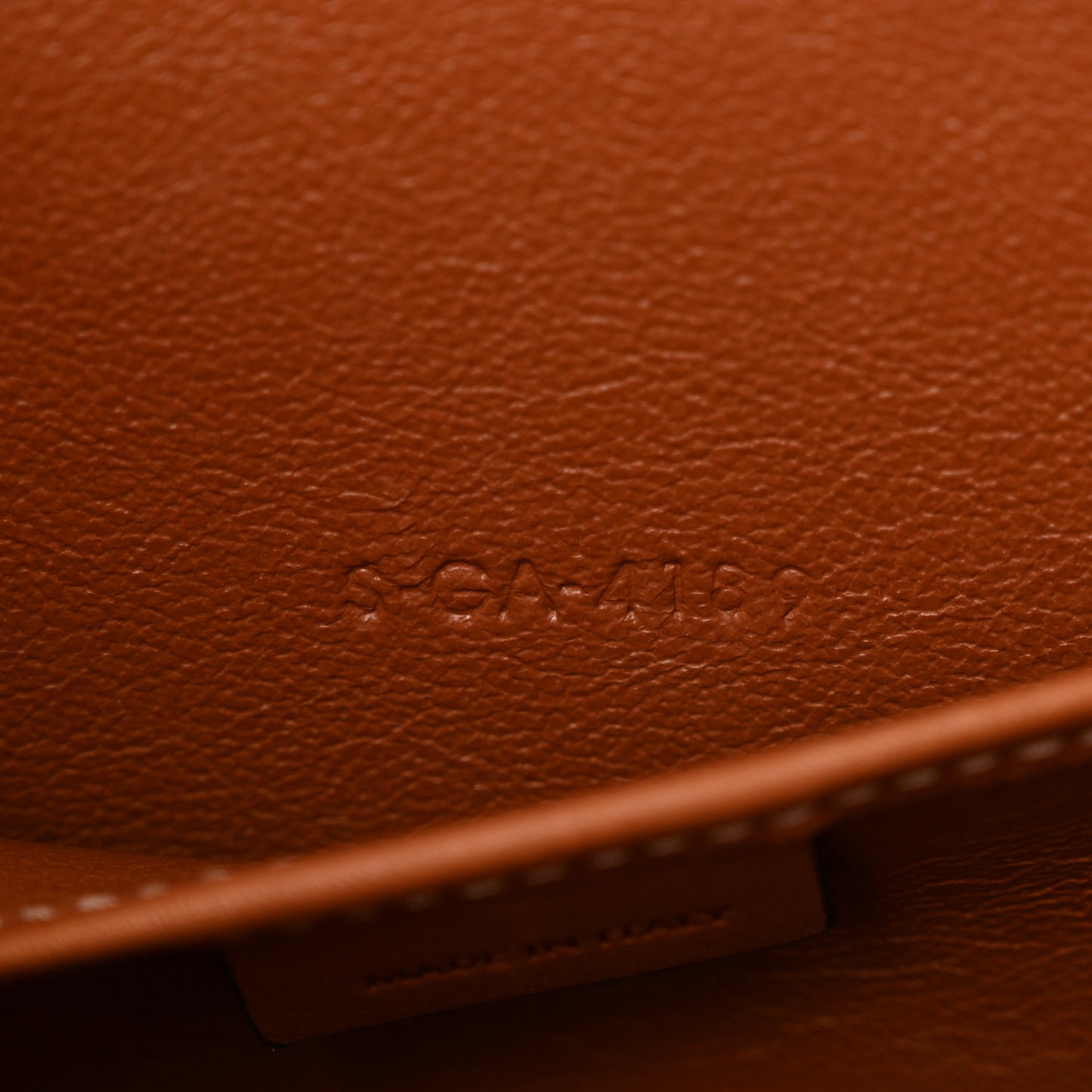 Textile Smooth Calfskin Nano Luggage Tan White