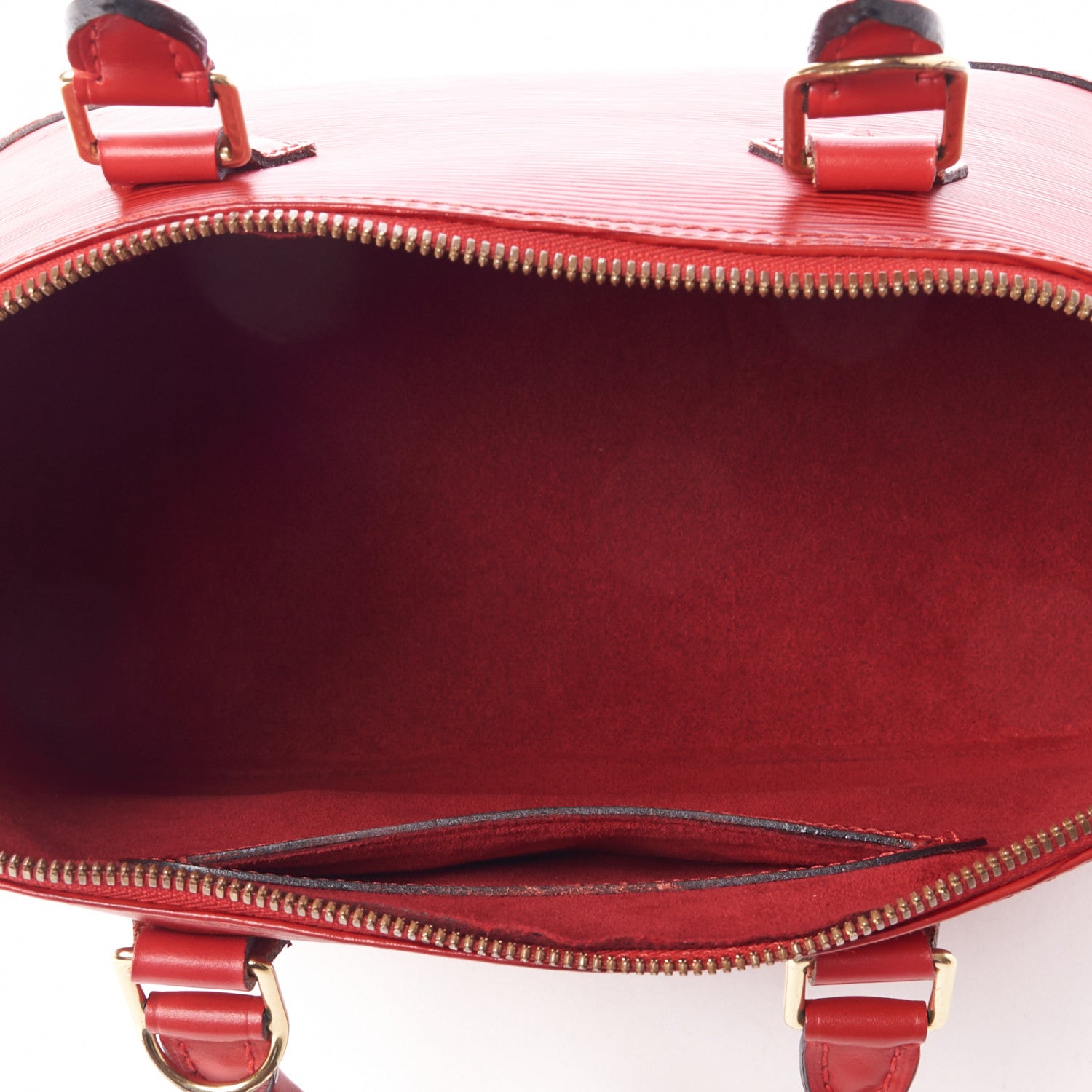 Louis Vuitton Epi Alma PM Castillan Red 7 of 9