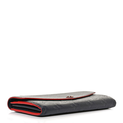 Louis Vuitton Empreinte Sarah Wallet NM Marine Rouge 4 of 9