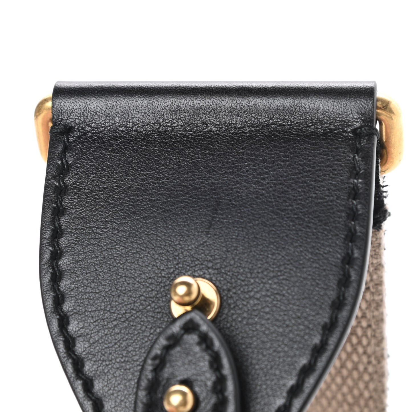 Canvas Embroidered Shoulder Strap Blue
