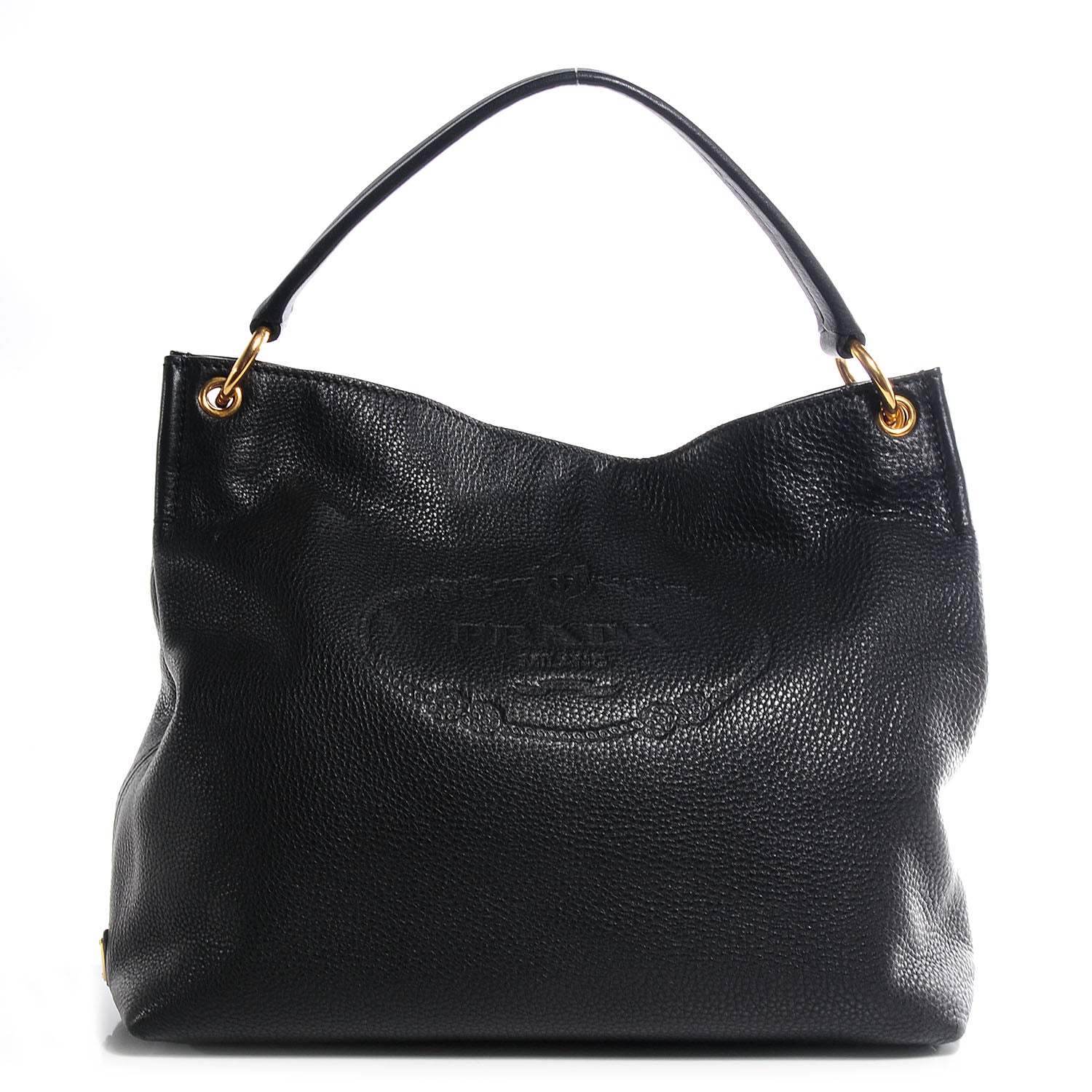 Prada Vitello Daino Hobo Nero Black 1 of 10