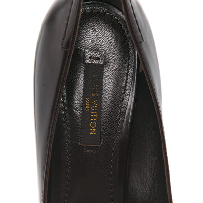 Louis Vuitton Glazed Calfskin Candice Pumps 37.5 Moka 7 of 9