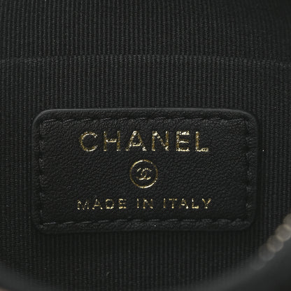 Chanel Velvet Crystal Quilted Chain Hobo Black 6 of 10