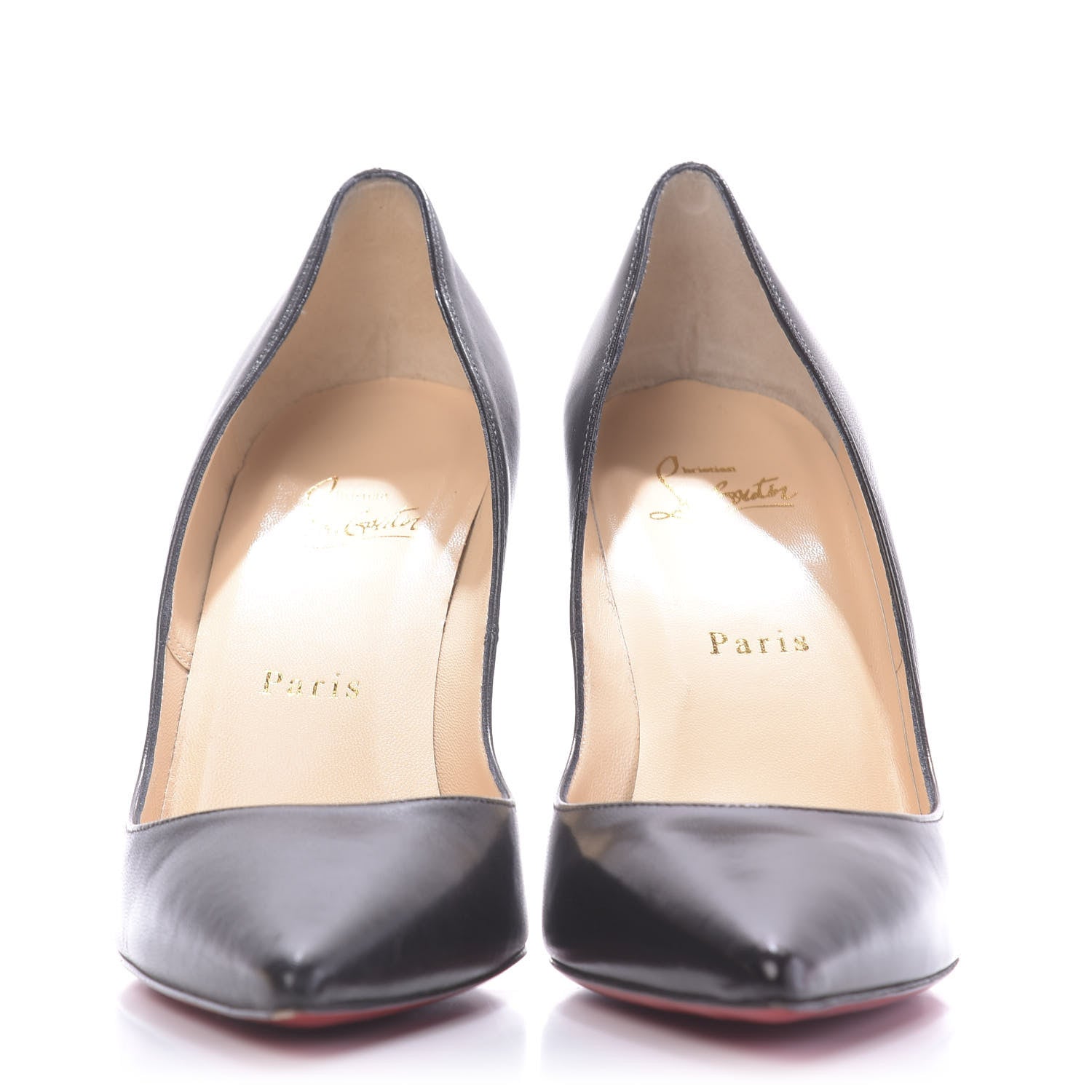 Christian Louboutin Nappa New Decoltissimo 100 Pumps 38 Black 2 of 11