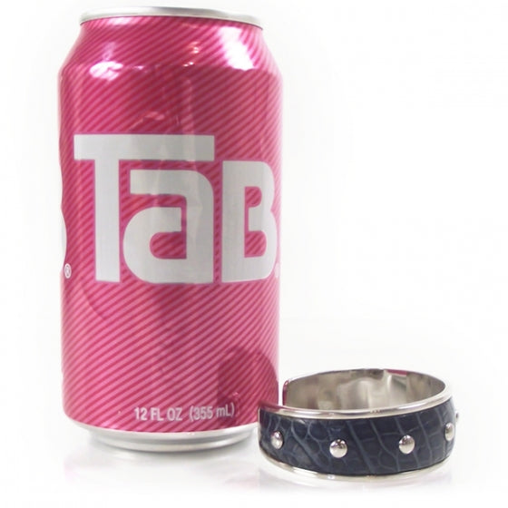FASHIONPHILE JPTodsLeatherSilverBraceletCuffStudded 4 of 5