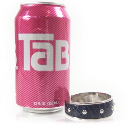 FASHIONPHILE JPTodsLeatherSilverBraceletCuffStudded 4 of 5