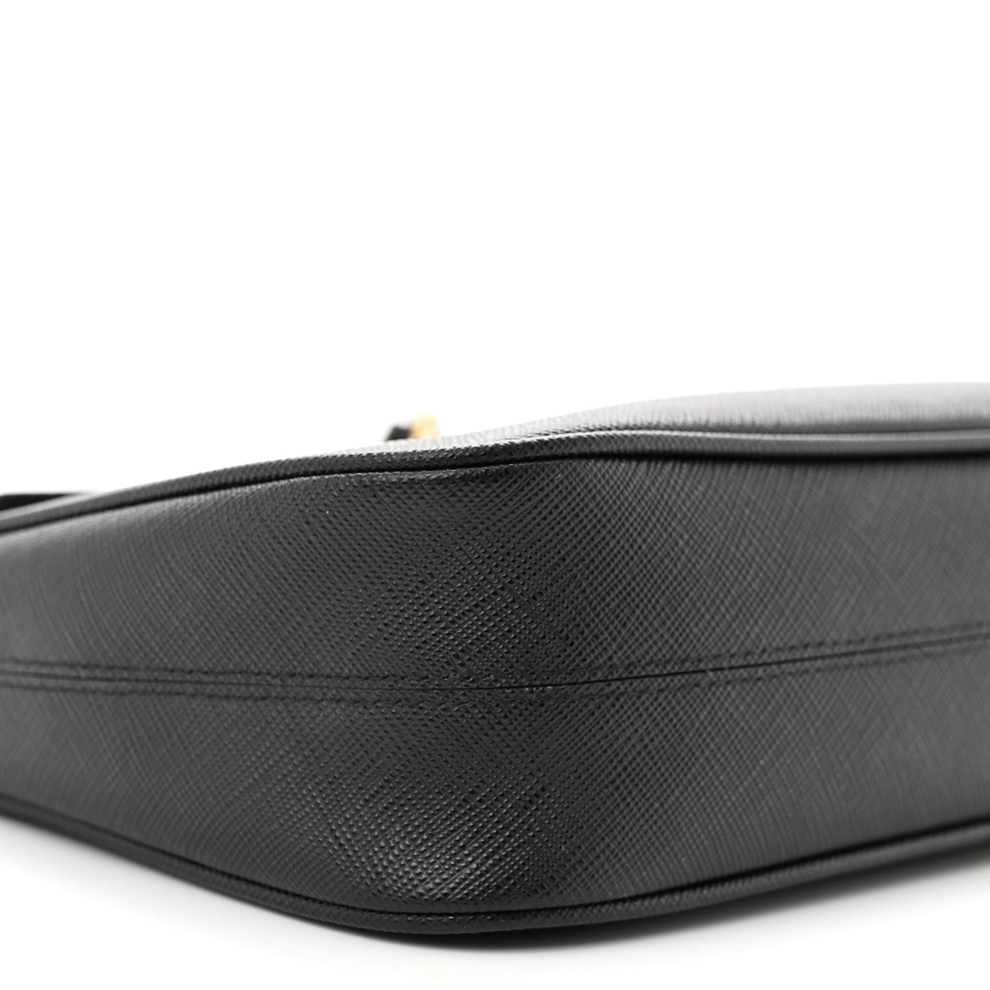Saffiano Lux Re-Edition 2005 Shoulder Bag Black