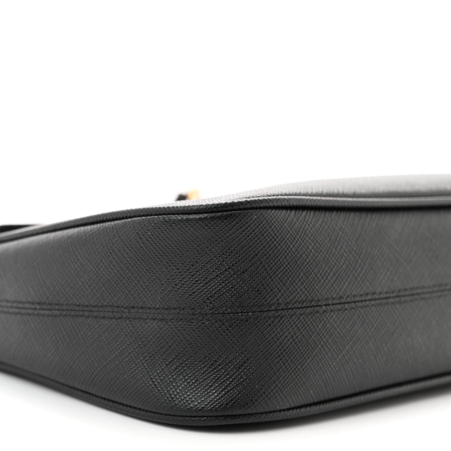 Prada Saffiano Lux Re-Edition 2005 Shoulder Bag Black 10 of 11