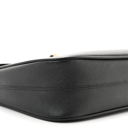 Prada Saffiano Lux Re-Edition 2005 Shoulder Bag Black 10 of 11