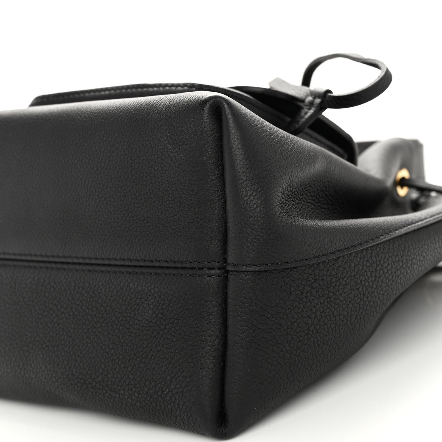 Louis Vuitton Calfskin Lockme Bucket MM Black 9 of 9