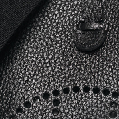 Hermes Taurillon Clemence Evelyne TPM Black 7 of 10