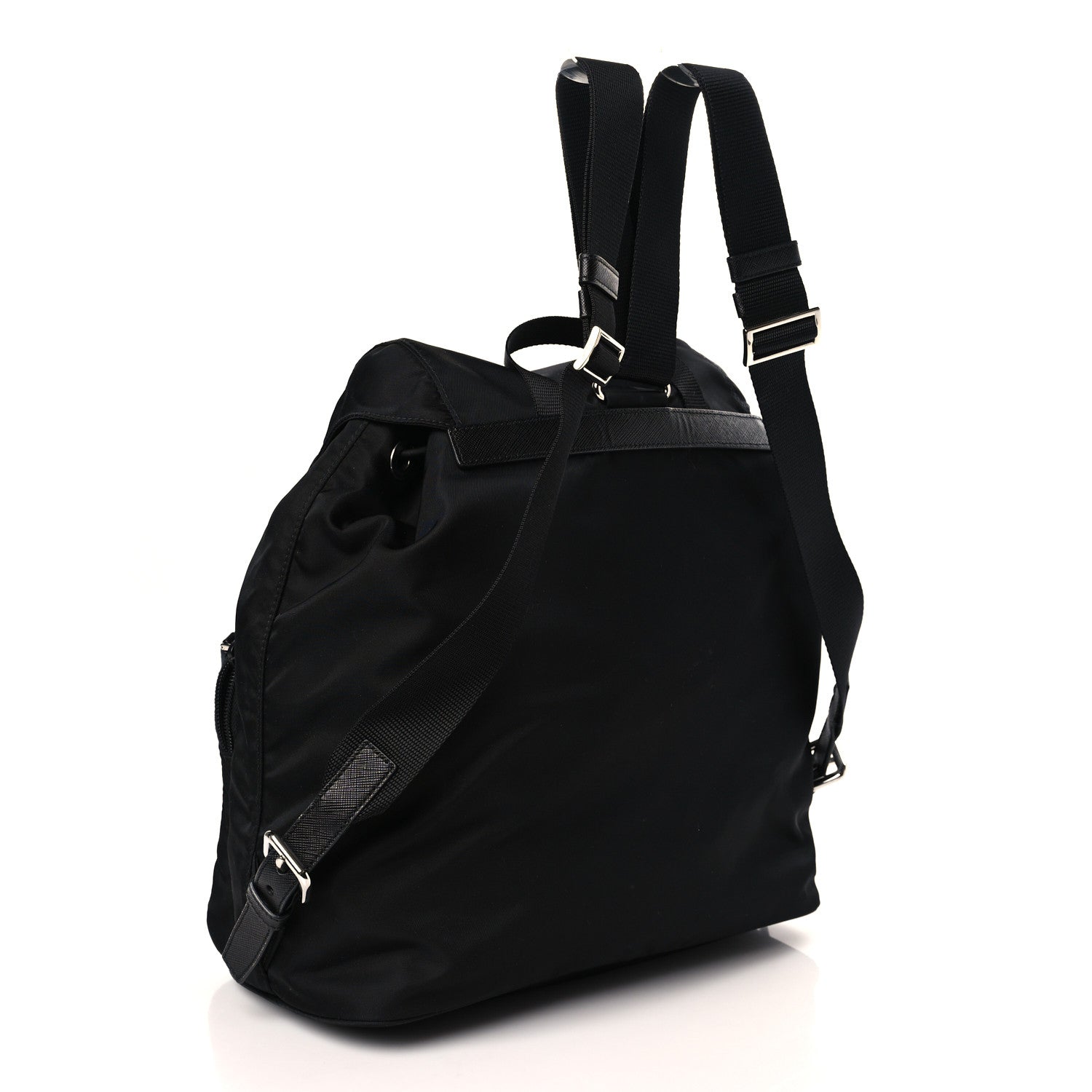 Prada Nylon Vela Large Backpack Black 3 of 8