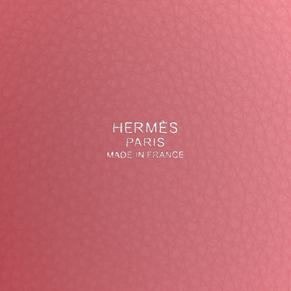 Hermes Taurillon Clemence Picotin Lock 18 PM Rose Sakura 6 of 9