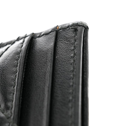 Gucci Calfskin Matelasse GG Marmont Card Holder Black 7 of 7