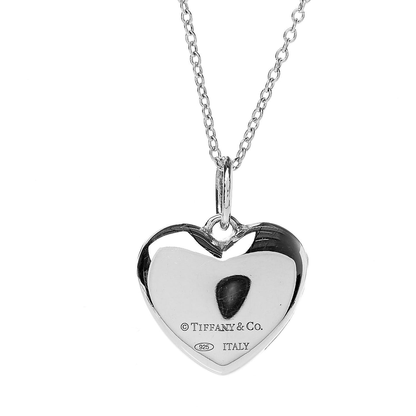 Sterling Silver I Love You Heart Locket Pendant Necklace