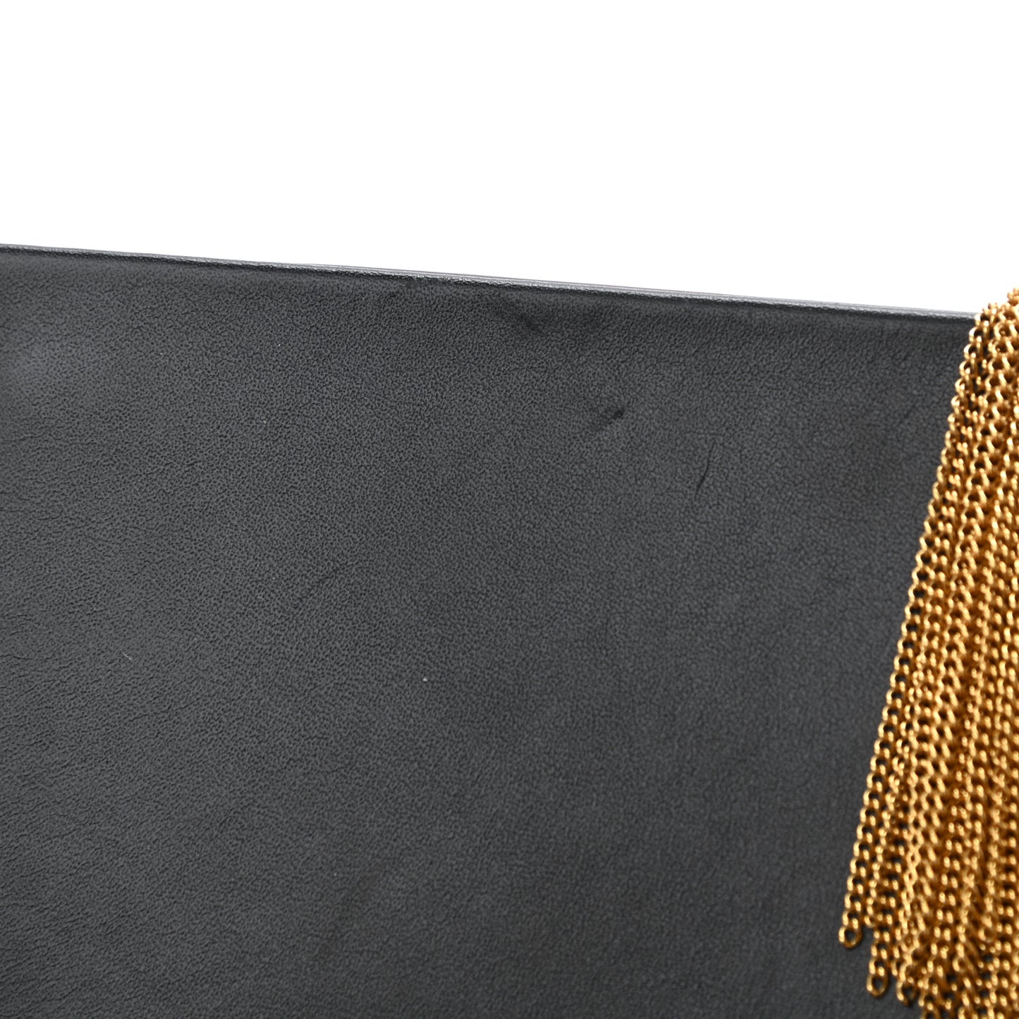Smooth Calfskin Medium Classic Monogram Kate Tassel Satchel Black
