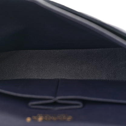 Chanel Caviar Quilted Medium Double Flap Navy 5 of 11