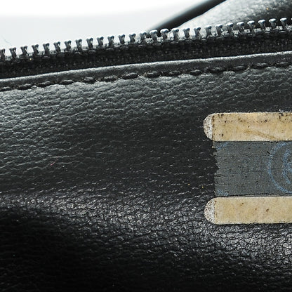 Chanel Lambskin Quilted Large Shoulder Flap Bag Black 9 of 10