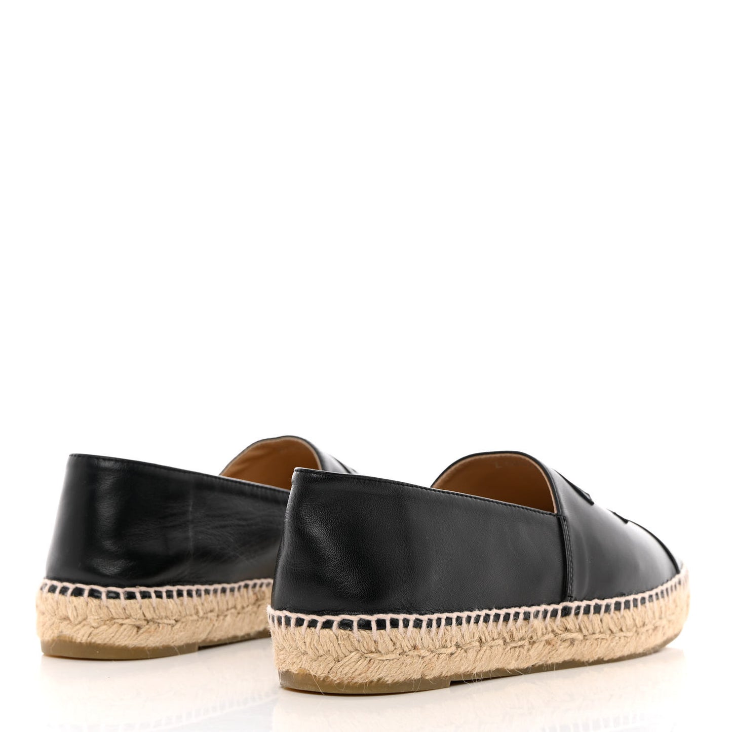 Lambskin CC Espadrilles 40 Black