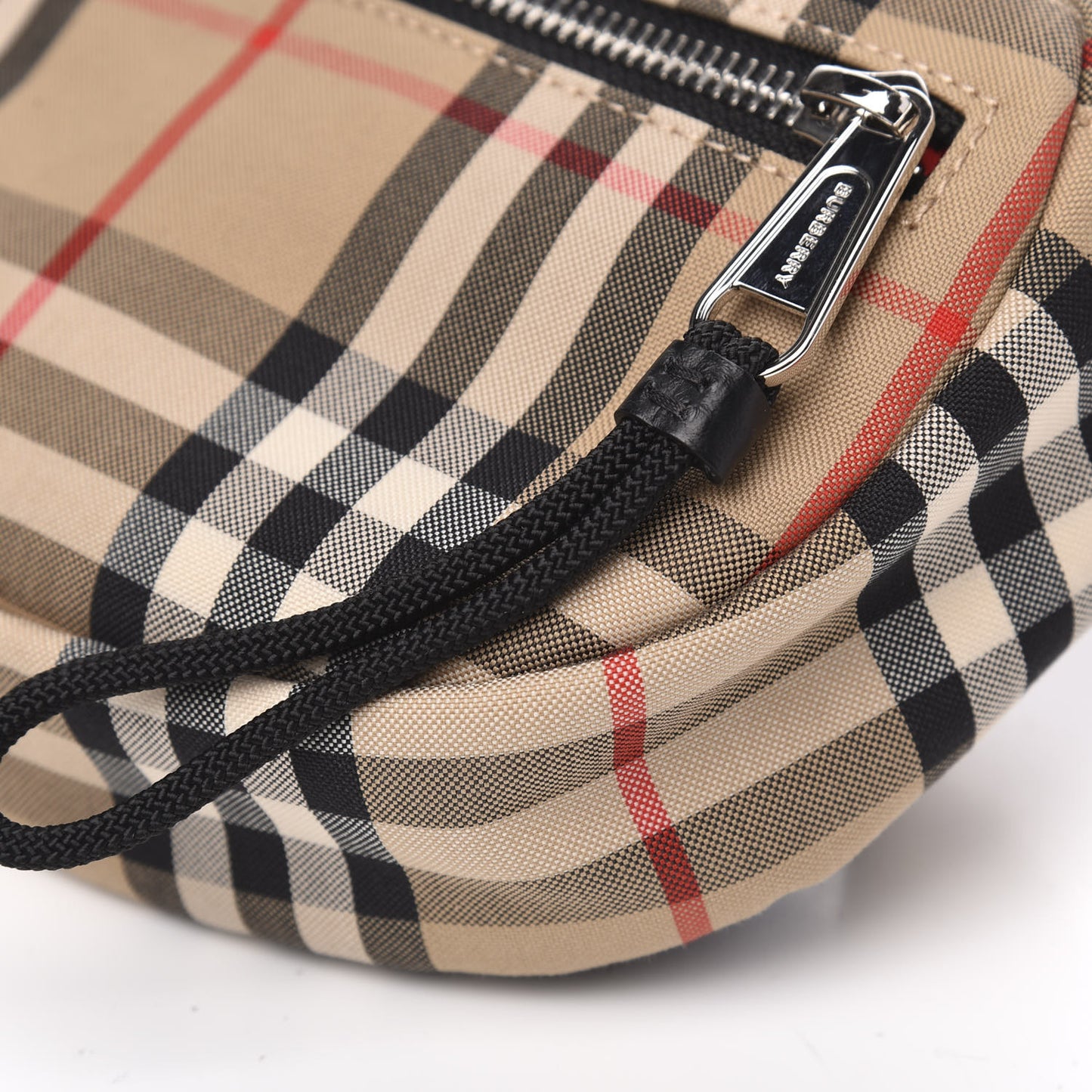 Nylon Vintage Check Small Cannon Bum Bag Archive Beige