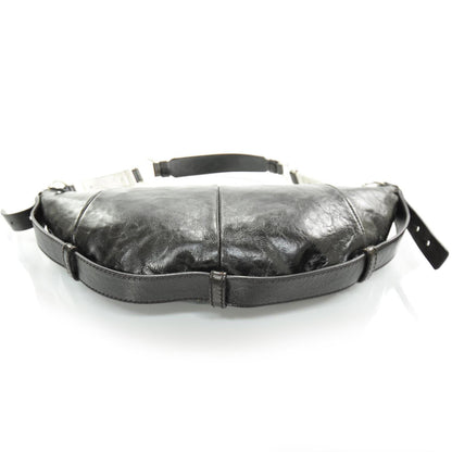 Saint Laurent Leather Small Hobo Dark Brown 4 of 8