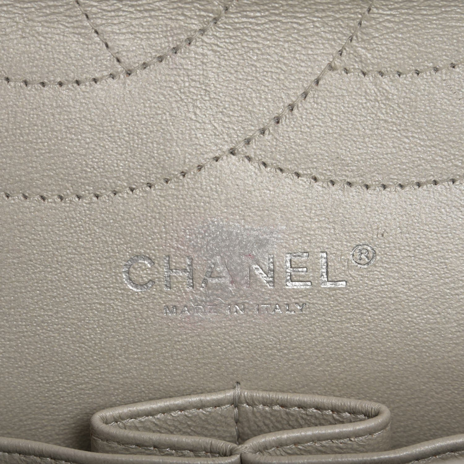 Chanel Metallic Lambskin Quilted 2.55 Reissue 227 Flap Silver 7 of 9