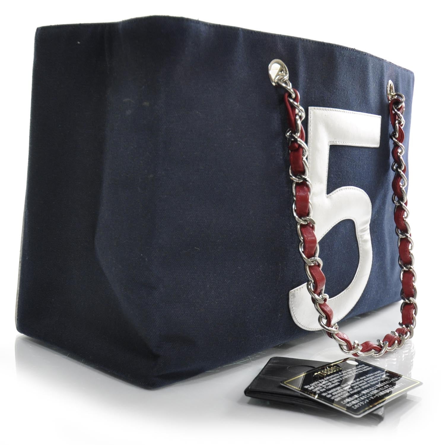 Chanel N°5 Foil Quilted Shopping Tote 2 of 10