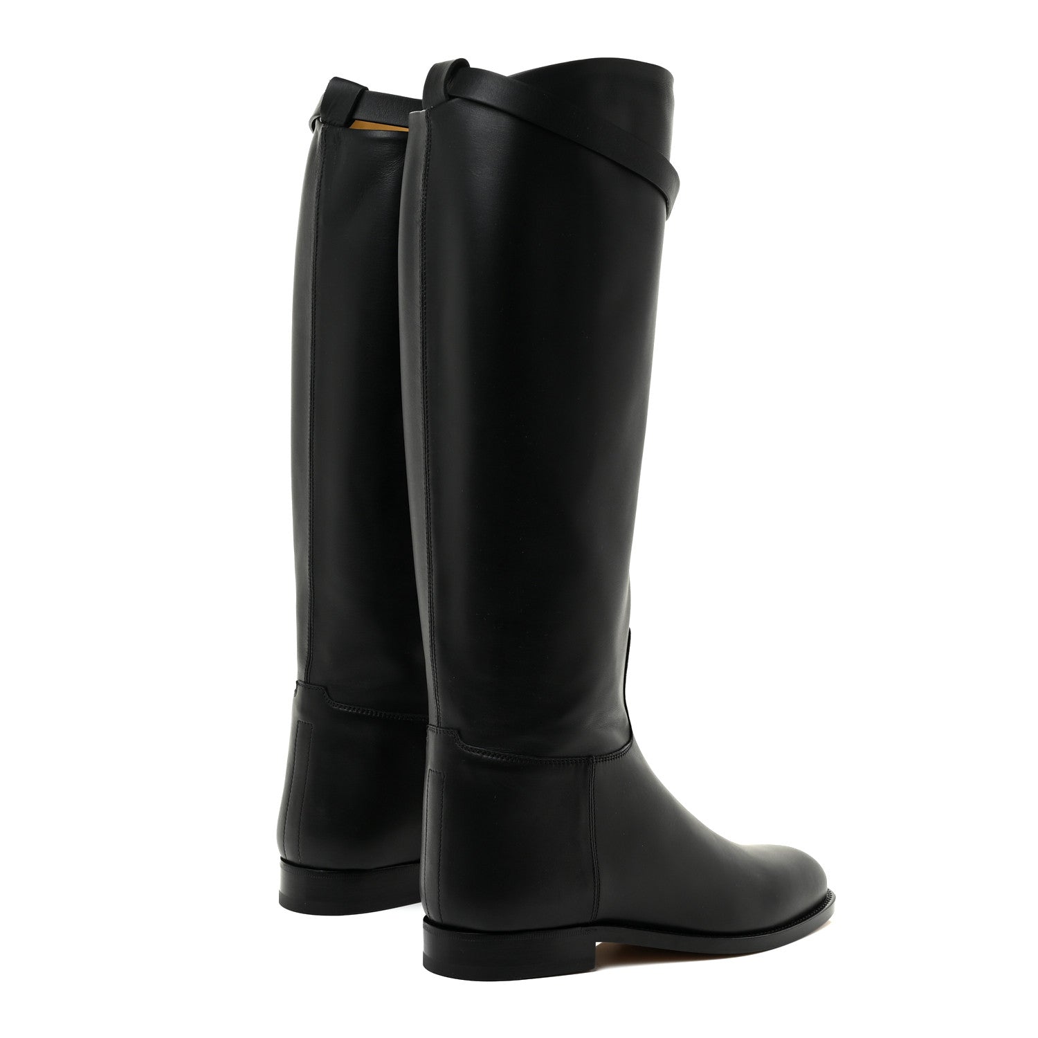 Hermes Box Kelly Jumping Boots 36 Black 4 of 11