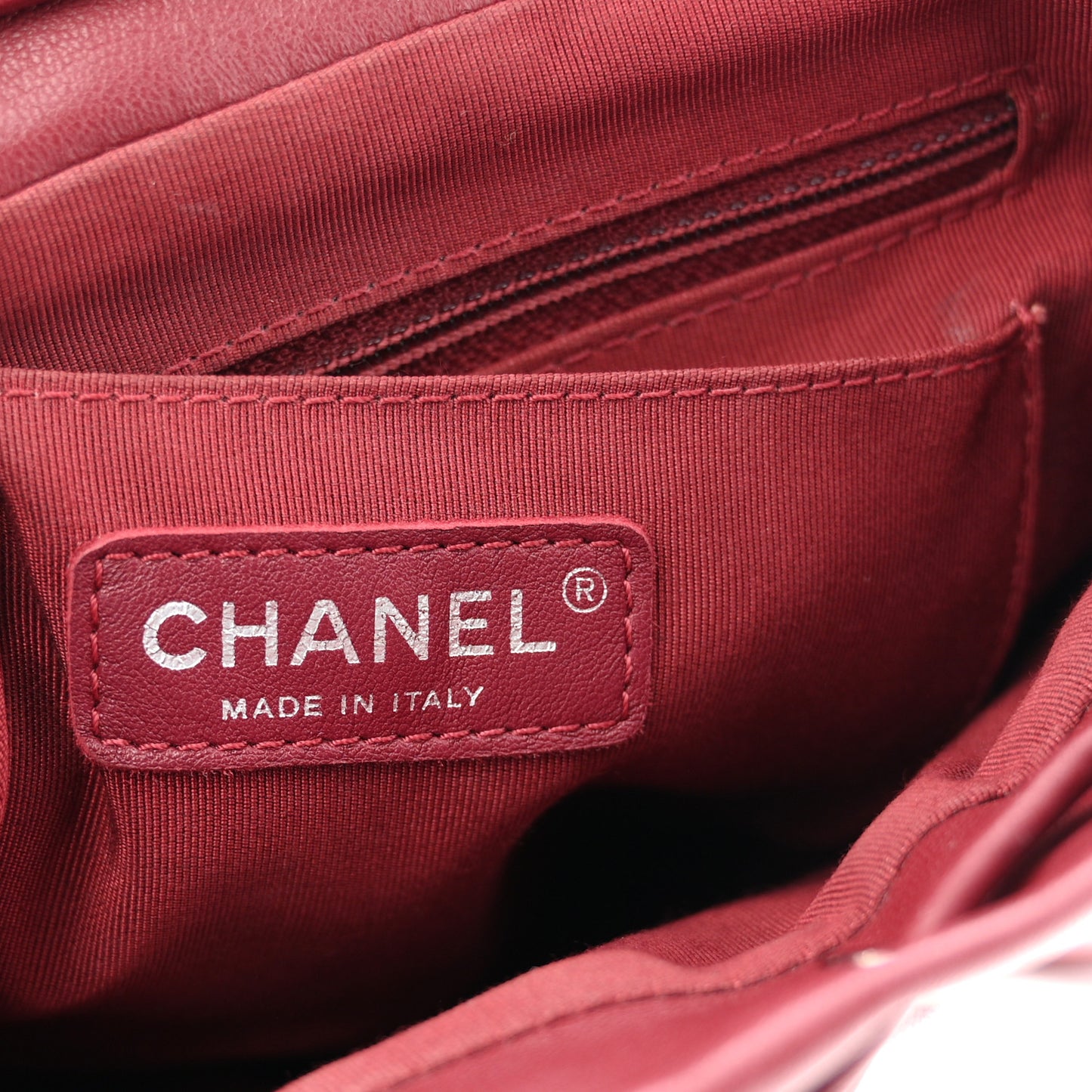 Lambskin Quilted Small Urban Spirit Backpack Red