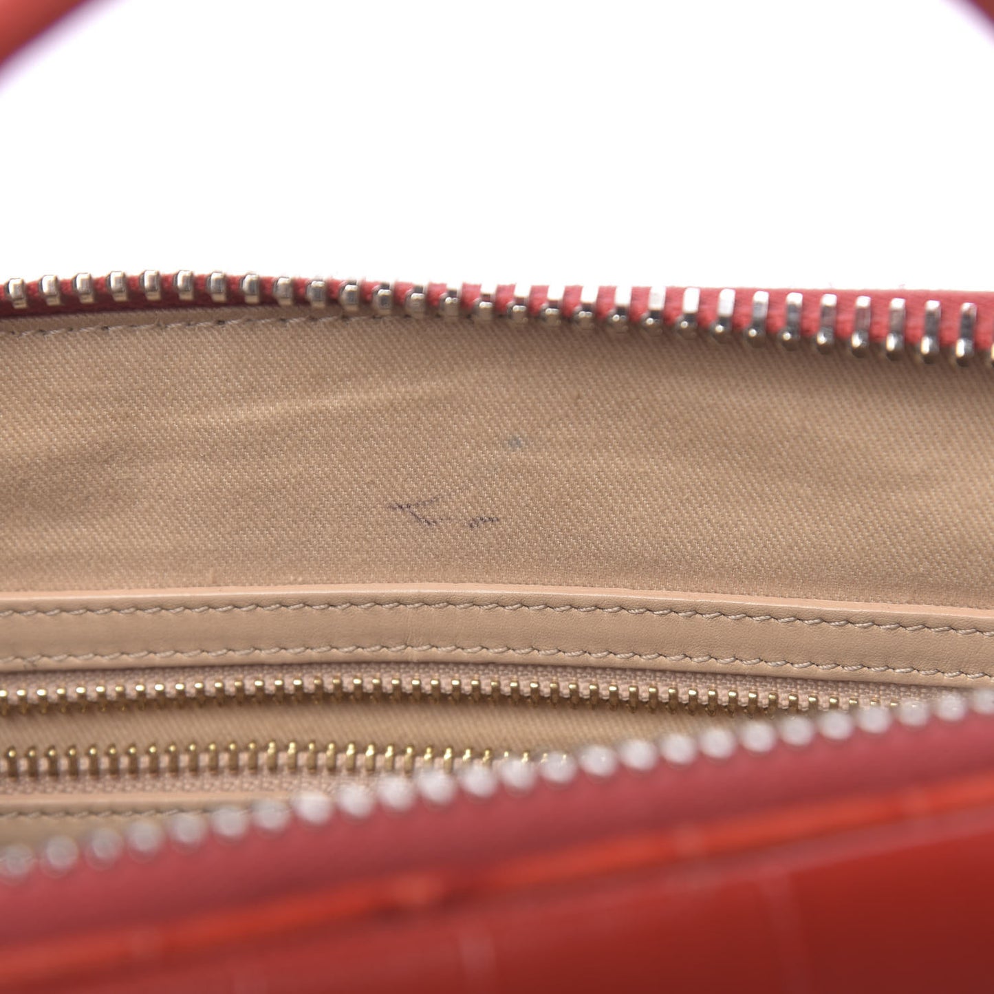 Calfskin Crocodile Embossed Medium Antigona Red