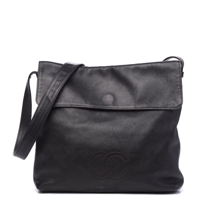 Chanel Lambskin CC Messenger Dark Brown 1 of 10
