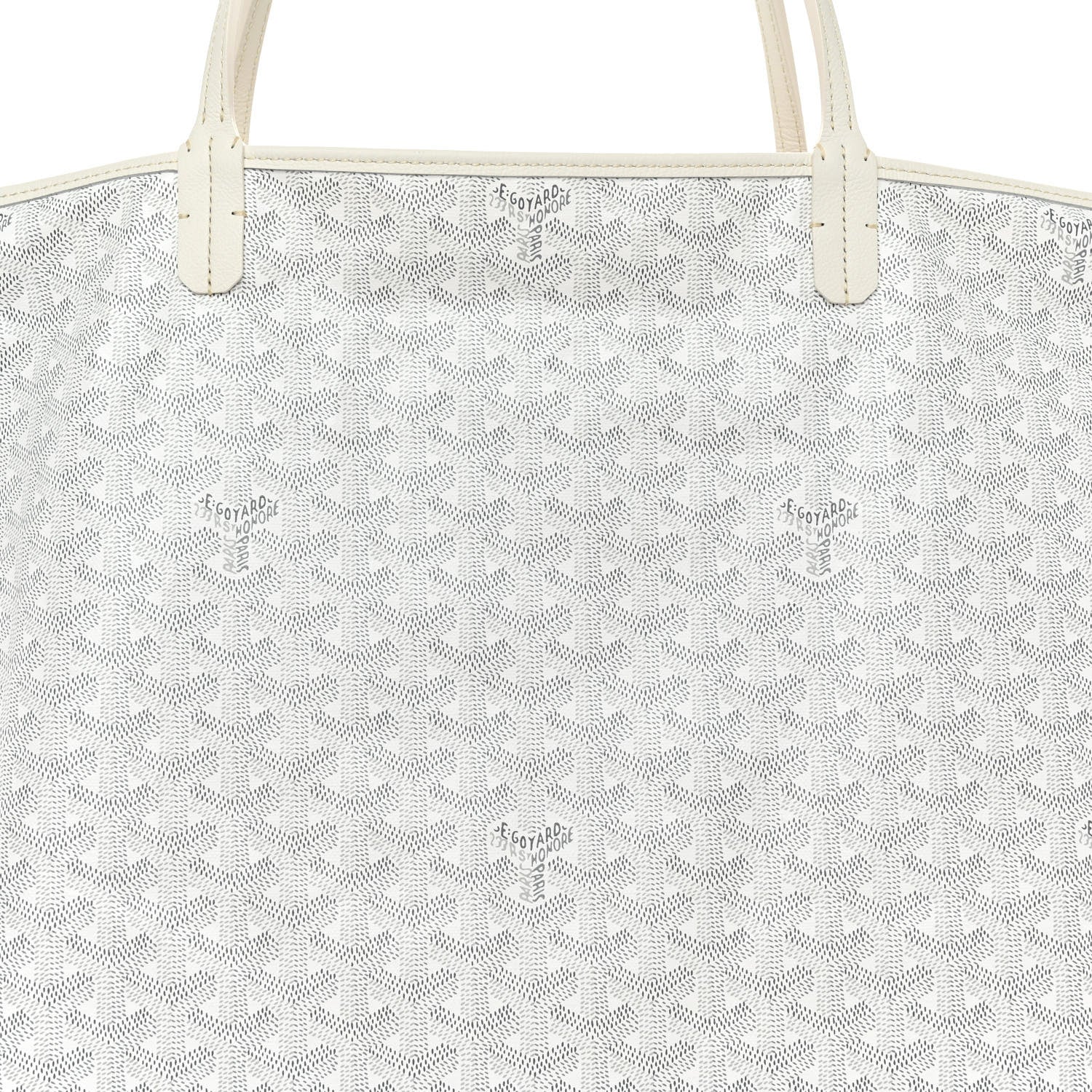 Goyard Goyardine Saint Louis GM White 7 of 9