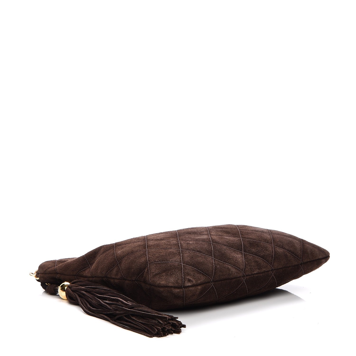 Chanel Suede Tassel Shoulder Bag Brown 4 of 8