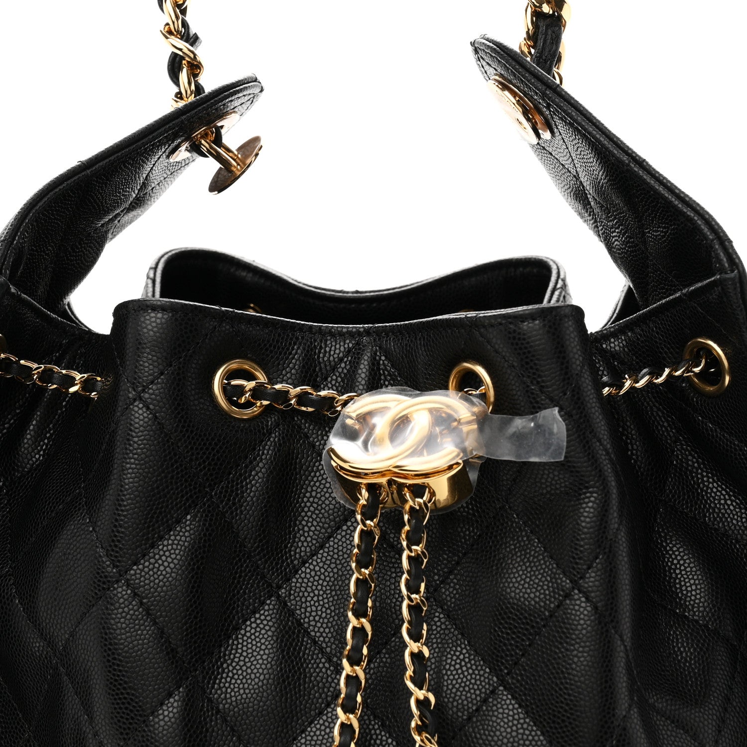 Chanel Caviar Quilted Medium Chanel 25 Handbag Black 9 of 12
