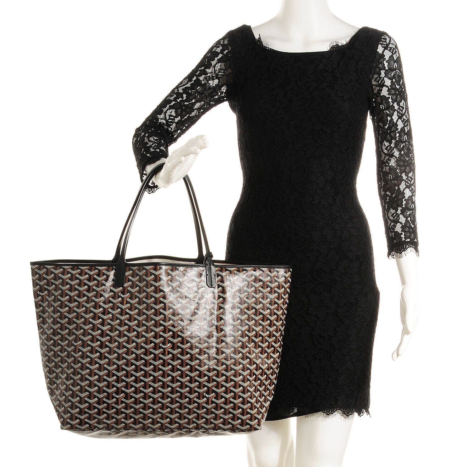 Goyard Goyardine Saint Louis GM Black 2 of 8