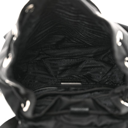 Prada Tessuto Nylon Saffiano Small Backpack Black 5 of 10