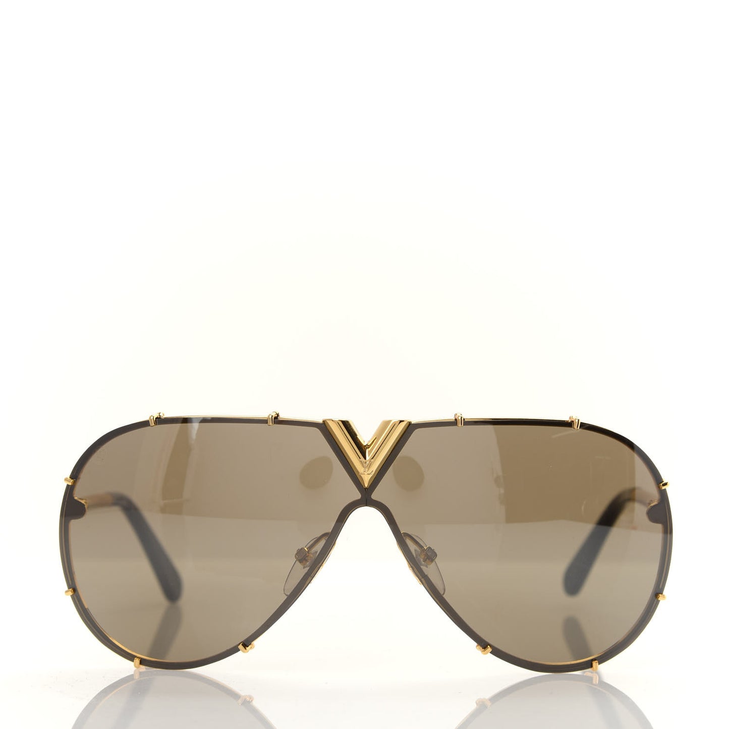 Metal LV Drive Sunglasses Z0897W Black Gold