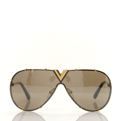 Louis Vuitton Metal LV Drive Sunglasses Z0897W Black Gold 2 of 8