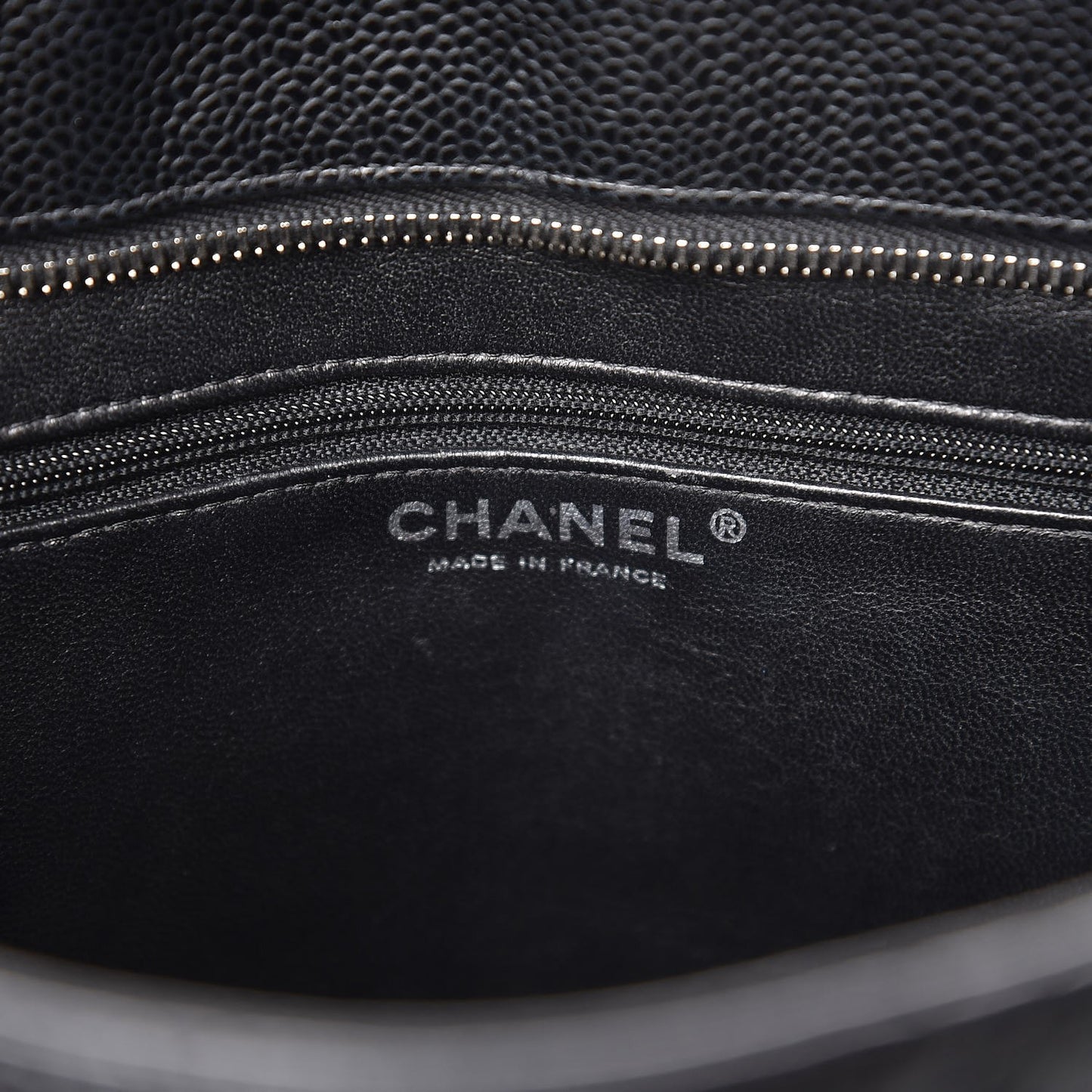 Caviar Quilted Medallion Tote Black