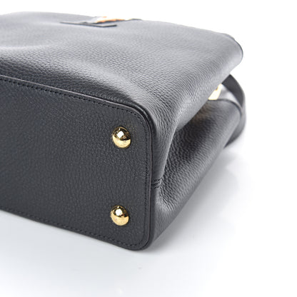 Louis Vuitton Taurillon Capucines PM Black 8 of 8