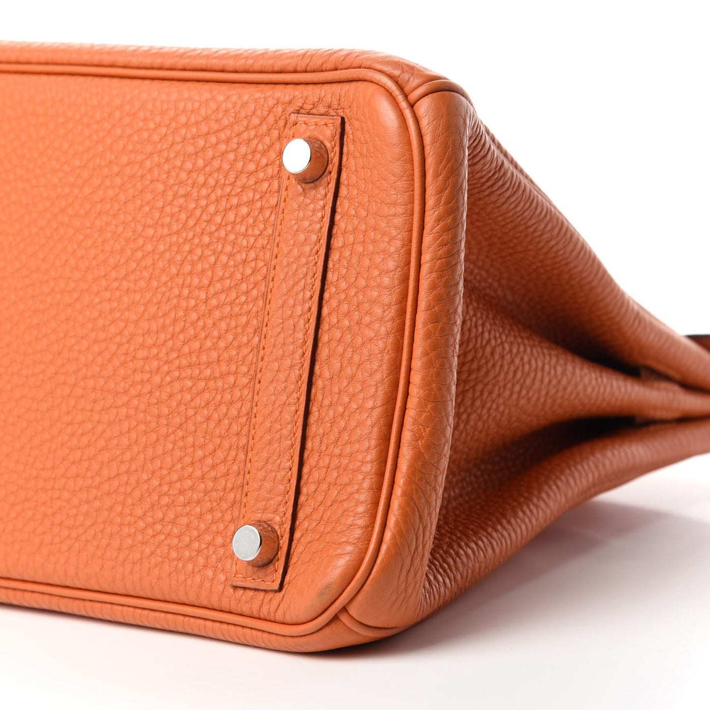 Taurillon Clemence Birkin 30 Orange