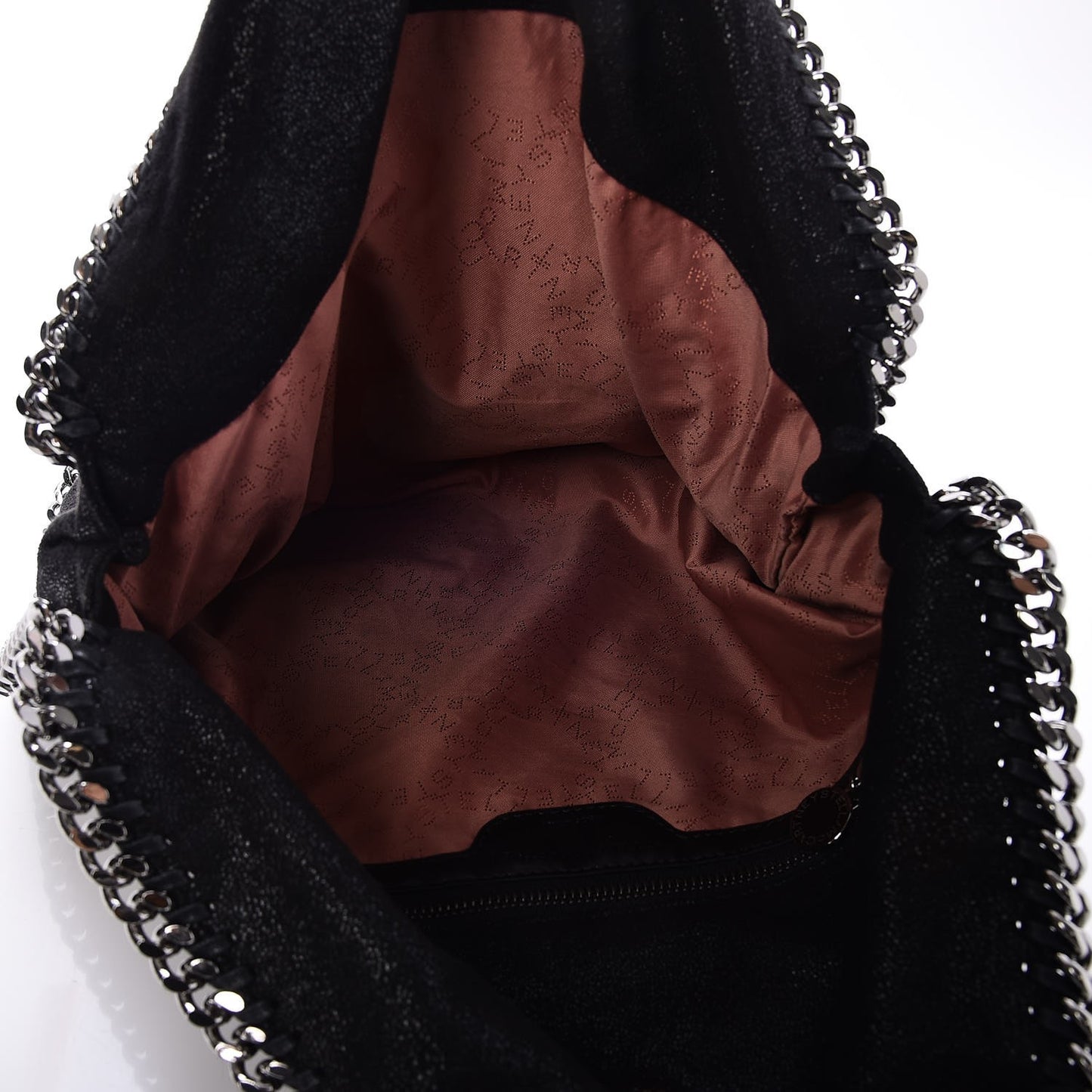 Shaggy Deer Falabella Fold Over Tote Black