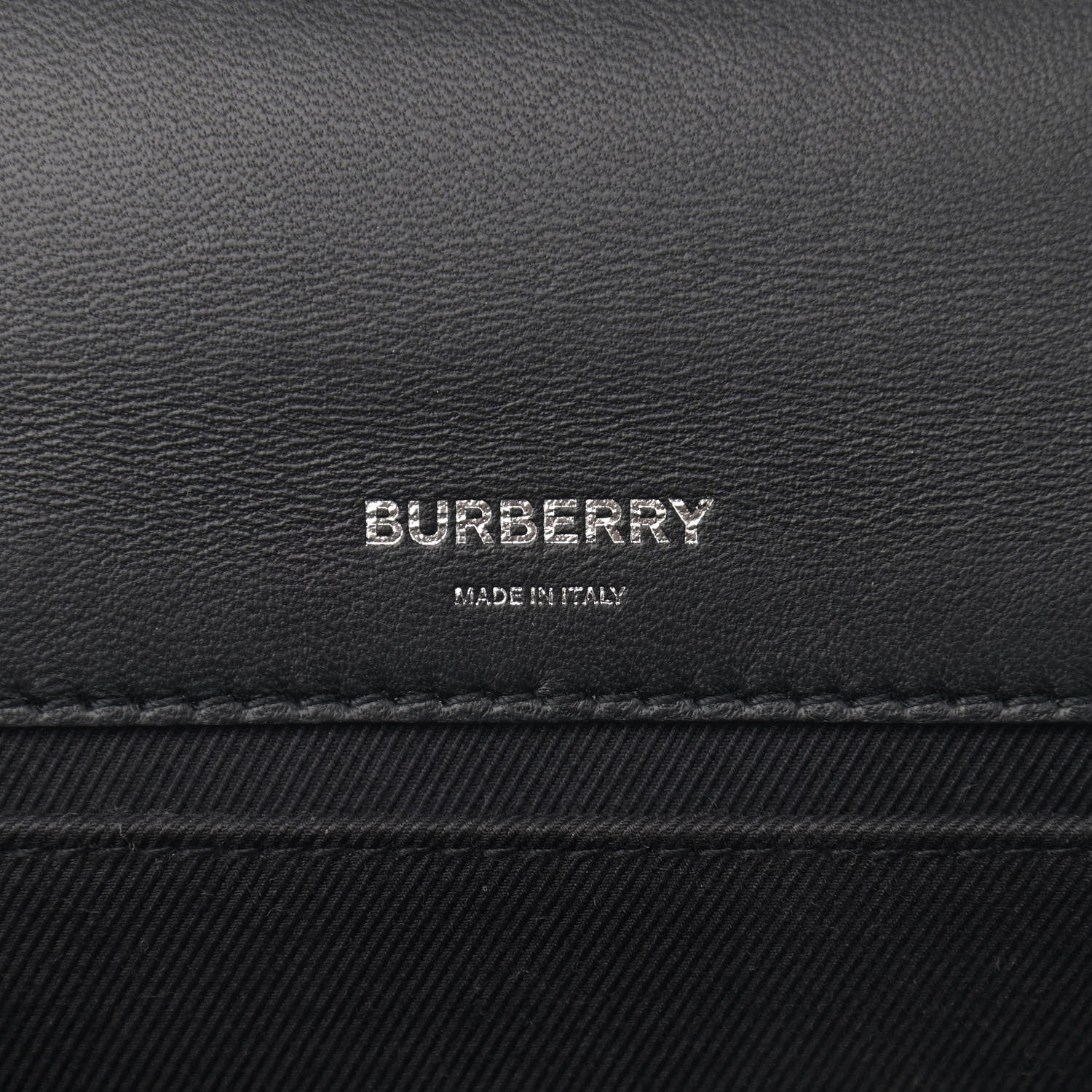 Burberry Patent Kingdom Flap Crossbody Black 6 of 13