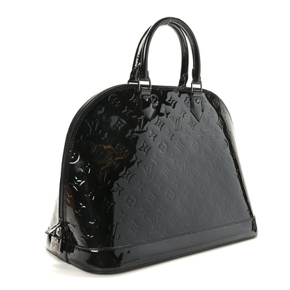 Louis Vuitton Vernis Alma GM Noir Magnetique 3 of 10
