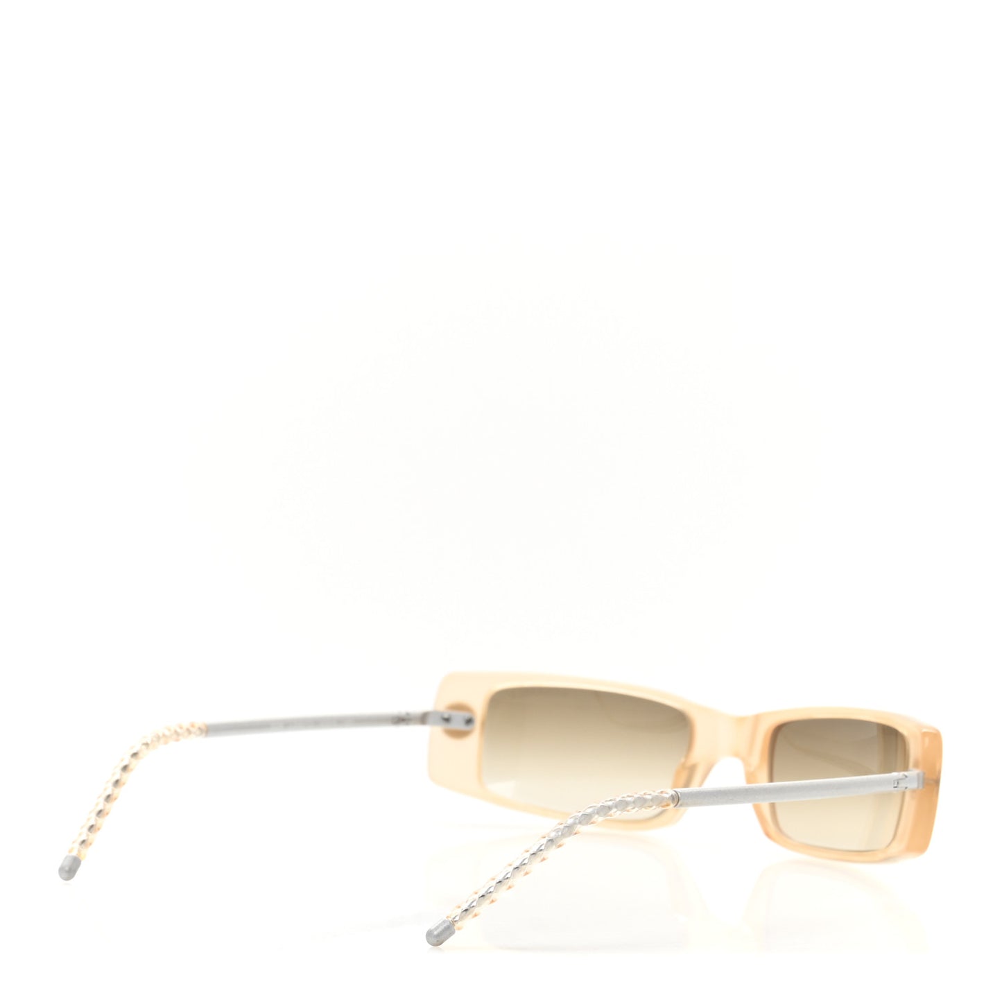 Acetate Rectangle Sunglasses 5036 Beige