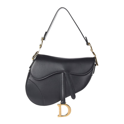 Christian Dior Calfskin Saddle Bag Black 1 of 10