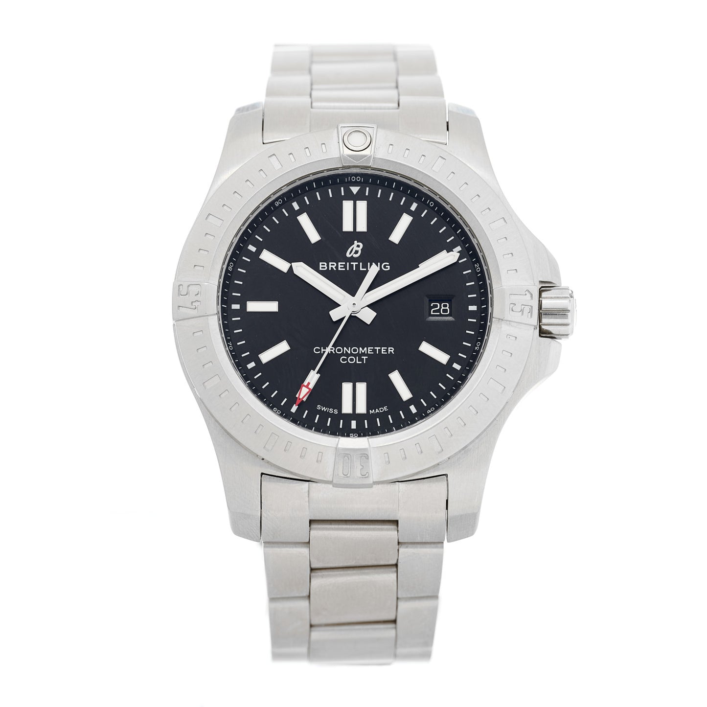 Stainless Steel 44mm Colt Automatic Watch Black A17388