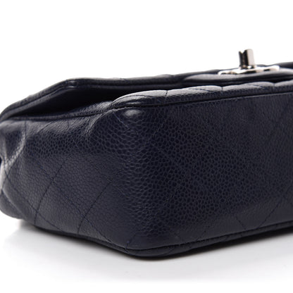 Chanel Caviar Quilted Mini Rectangular Flap Navy 6 of 10