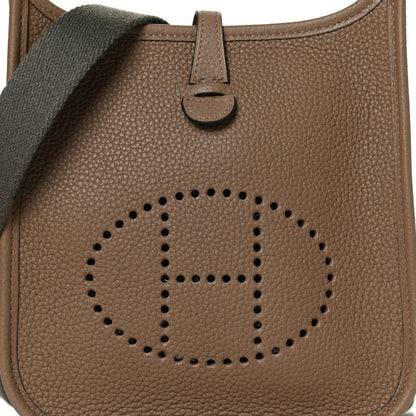 Hermes Taurillon Maurice Amazone Evelyne TPM Beige De Weimar Gris Etain 7 of 10